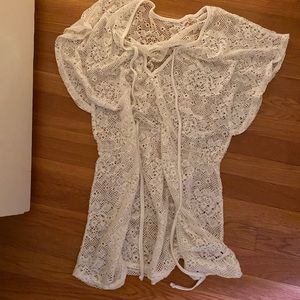 Boutique (non-branded) crochet swimsuit coverup